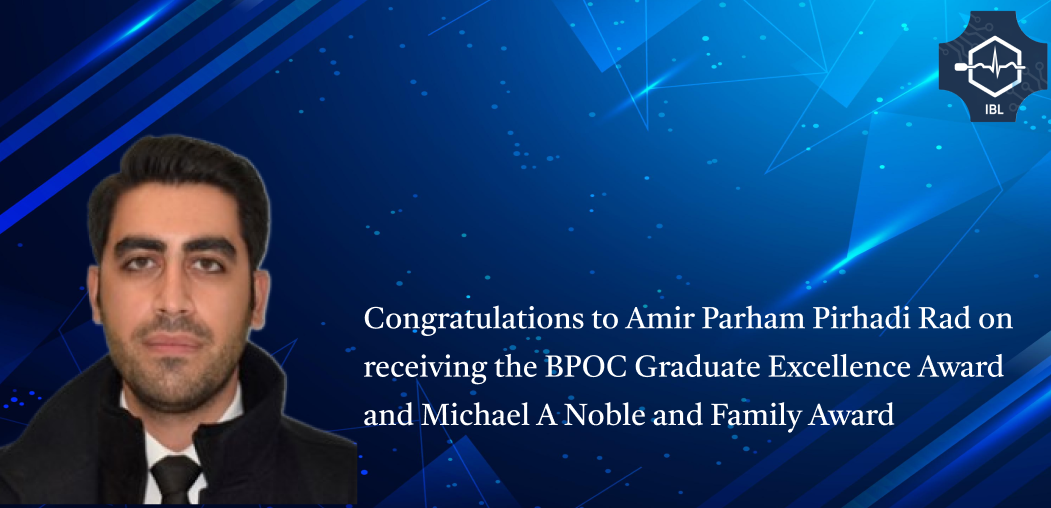 Congratulations to Amir Parham Pirhadi Rad